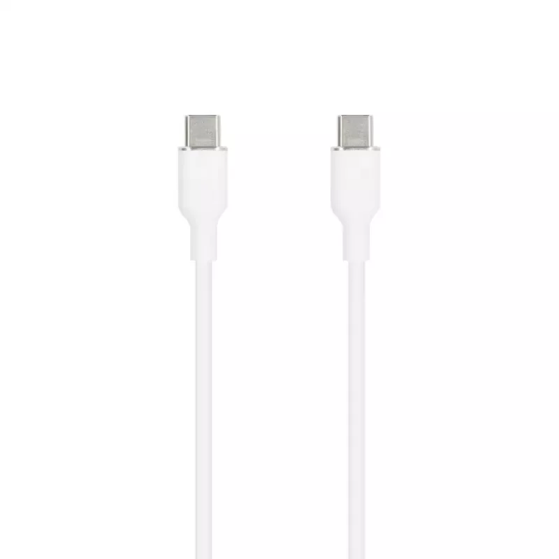 SEEK TOTI USB-C auf USB-C Silikonkabel 1m 3A Weiß