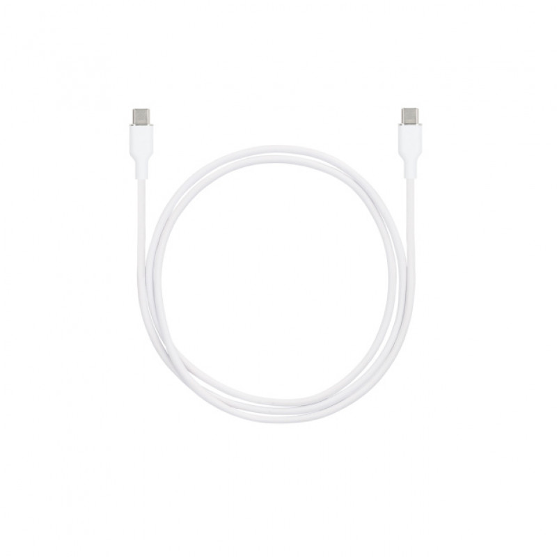SEEK TOTI USB-C auf USB-C Silikonkabel 1m 3A Weiß