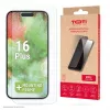 TOTI Tempered Glass 2D Screen Protector Full Cover für iPhone 16 Plus/15 Plus Transparent