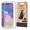 TOTI PREMIUM PREMIUM Tempered Screen Protector Glass 3D Full Cover für Apple iPhone 16 Pro
