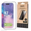 TOTI PREMIUM Premium Tempered Glass Screen Protector 3D Full Cover für Apple iPhone 17 Pro Max