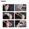TOTI PREMIUM Premium Tempered Glass Screen Protector 3D Full Cover für Apple iPhone 17 Pro Max