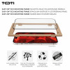 TOTI PREMIUM Premium Tempered Glass Screen Protector 3D Full Cover für Apple iPhone 17 Pro Max