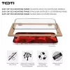 TOTI PREMIUM Premium Tempered Glass Screen Protector 3D Full Cover für Apple iPhone 17 Pro Max