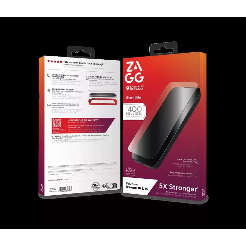 ZAGG Schutzpaket für iPhone 16: Hülle mit MagSafe und Displayschutzfolie