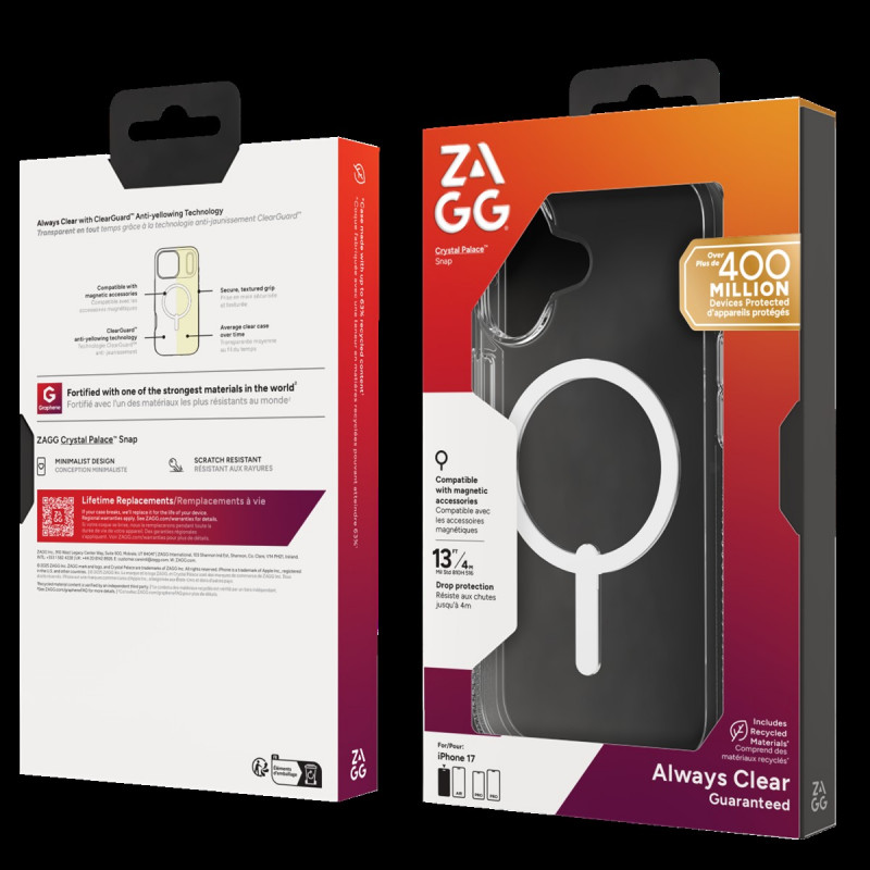 ZAGG Protection Bundle für iPhone 17: Hülle mit MagSafe und Displayschutz