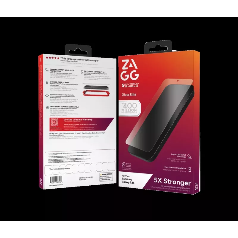 ZAGG Schutzpaket für Samsung Galaxy S25: Hülle mit MagSafe und Displayschutz
