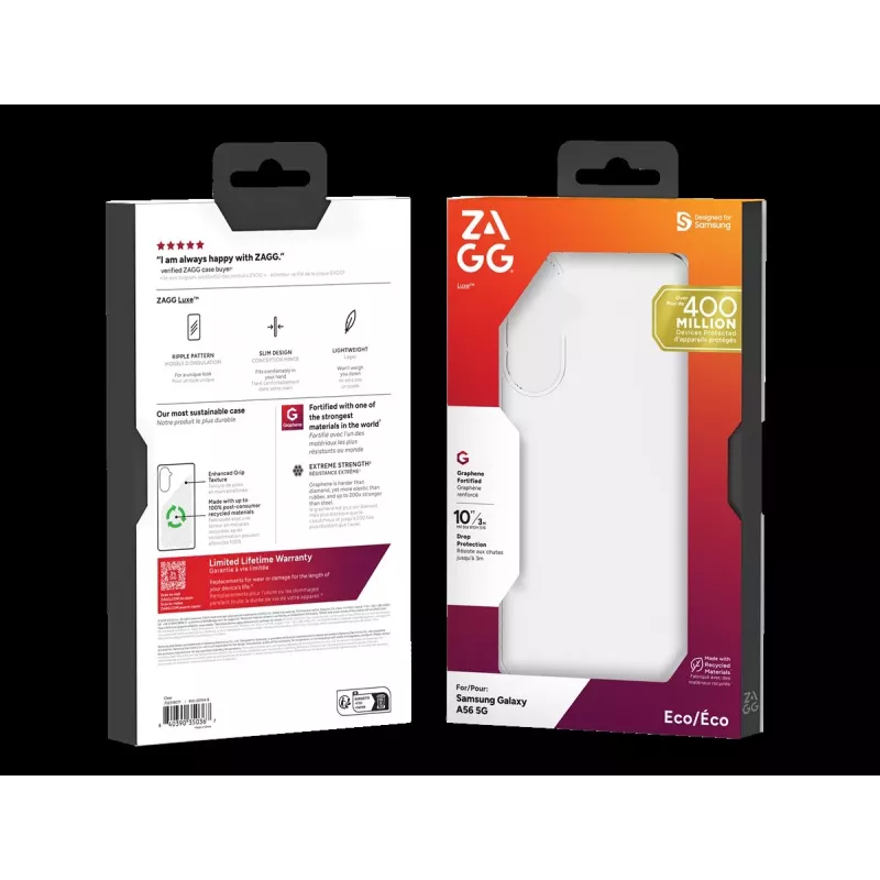 ZAGG Protection Bundle für Samsung Galaxy A56: Hülle und Displayschutz