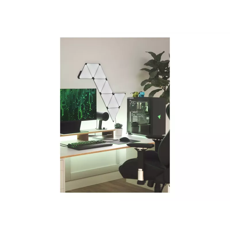 Nanoleaf Shapes Black Triangles Starter Kit (9 Panels) 42W WiFi