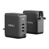 MINIX NEO-P165 GaN-Netzladegerät mit 3x USB-C und 1x USB-A Anschlüssen 165W