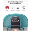 RENPHO Fußbad-Massagegerät X002 mit Wärme, Blasen, Vibration & Rotlichttherapie
