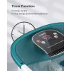 RENPHO Fußbad-Massagegerät X002 mit Wärme, Blasen, Vibration & Rotlichttherapie