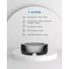 RENPHO Eyeris View Augenmassagegerät mit Wärme, Luftkompression, Vibration, Bluetooth, USB-C, klappbar, Grau