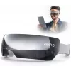 RENPHO Eyeris View Augenmassagegerät mit Wärme, Luftkompression, Vibration, Bluetooth, USB-C, klappbar, Grau