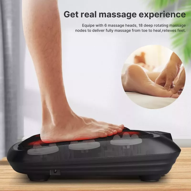 RENPHO Shiatsu Fußsohlenmassagegerät FM062 - Schwarz/Grau