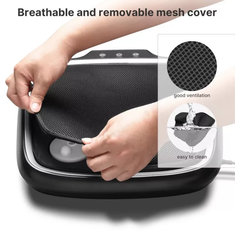 RENPHO Shiatsu Fußsohlenmassagegerät FM062 - Schwarz/Grau