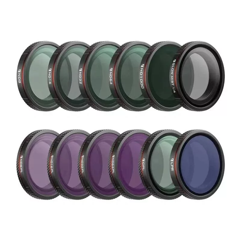Freewell Filter Set für DJI Osmo Action 3/4 – Mega Kit – 12 Stk.