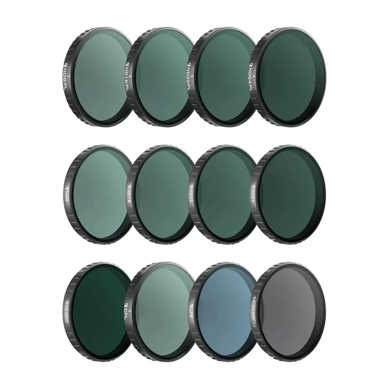 Freewell Filter Set für OSMO Action 6 – Mega Kit – 12-teiliges Paket