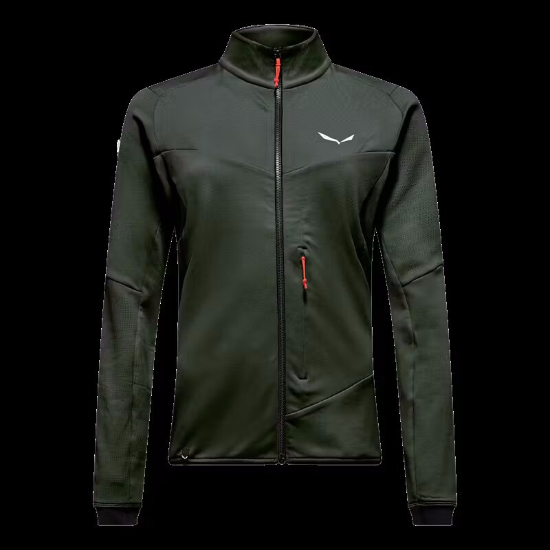 Salewa Sella Crevasse Damen Fleecejacke Dark Olive