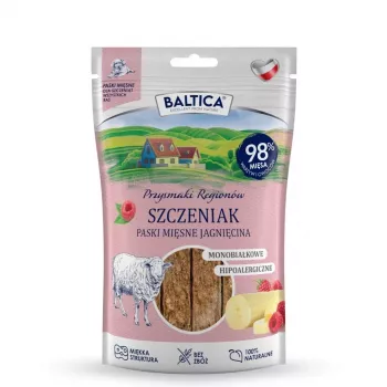 BALTICA Przysmaki Regionów Meat Strips Lamm – Hundesnack – 90 g