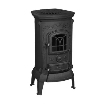 VERDO 7kW Gusseisen Holzofen – EcoDesign A-klassifizierter freistehender Kamin