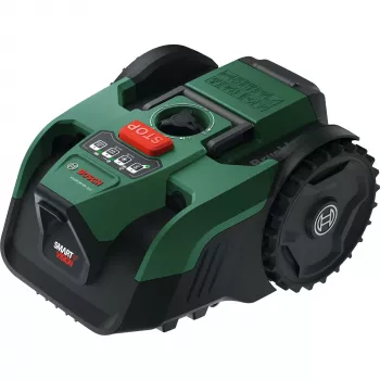 Bosch VISIMOW18V-200 Mähroboter 18V mit 5,0Ah Akku, Ersatzklinge, Grün/Schwarz