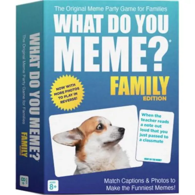 JUST PLAY What Do You Meme? Family Edition Party-Kartenspiel