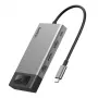 Belkin CONNECT 8-in-1 USB-C Hub für 2 Bildschirme - Space Gray