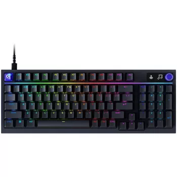 Logitech G316 X 98 Gaming-Tastatur, ungarisches Layout, Schwarz, kabelgebunden, Lightsync RGB