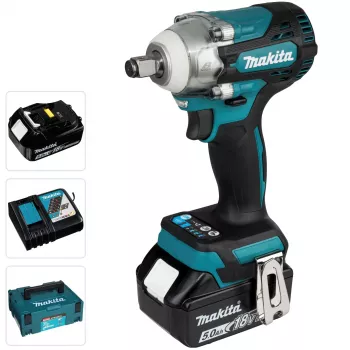 Makita DTW300TJX7 Akku-Schlagschrauber 1/2 inch Vierkantantrieb mit Zusatzakku