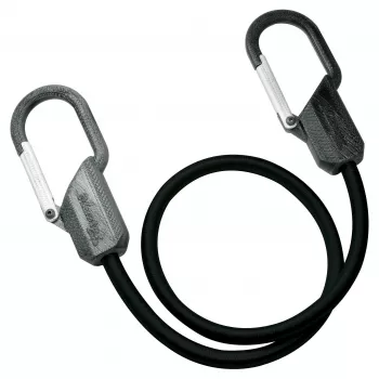 Master Lock 3205EURDAT Bungee-Seil mit Clip-Haken - 80 cm x 9 mm - Schwarz - 1 Stück