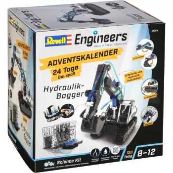 Revell Adventskalender Hydraulikbagger zum Selberbauen