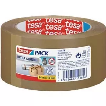 Tesa Ultra Strong Verpackungsklebeband 66m x 50mm Braun PVC
