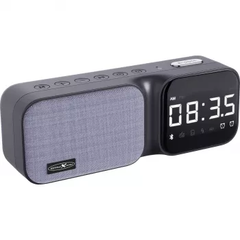 Reflexion CLR24BT Radiowecker mit Bluetooth, FM PLL Tuner, Dual-Alarm, LED-Display, Schwarz
