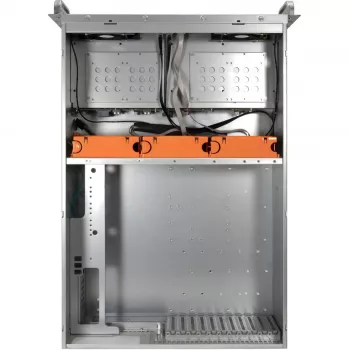 Inter-Tech IPC Storage 4U-4408-L 4U Rackmount Server Chassis, 8x 3,5 inch Hot-Swap, ohne Netzteil, Schwarz