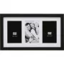 Deknudt S66KA3 Gallery 3x10x15 Holz Schwarz mit Passepartout Multi-Bilderrahmen
