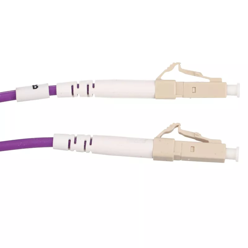 Extralink LC/UPC auf LC/UPC Patchkabel, Multimode OM4 Duplex, 1 m