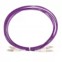 Extralink LC/UPC auf LC/UPC Patchkabel, Multimode OM4 Duplex, 1 m