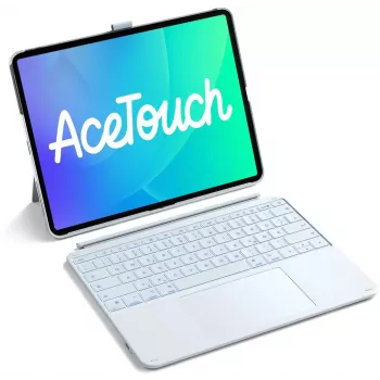 INATECK Keyboard Ace Touch iPad 13 Kompatibel QWERTZ Blau