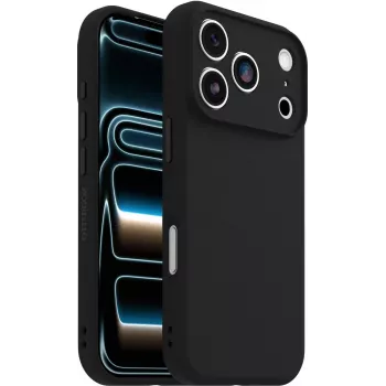 OtterBox Figura Series Back Cover für Apple iPhone 15 Pro Max - MagSafe-kompatibel - Schwarz