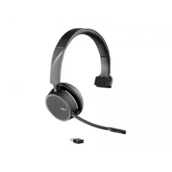 Poly Voyager 4210 USB-A UC Series Wireless Headset - Schwarz