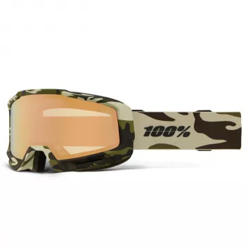100% Speedlab 100percent SNOW - OKAN HiPER Camo Copper ML Mirror Ski Goggles