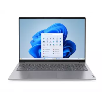 Lenovo ThinkBook 16 G7 Laptop, AMD Ryzen 5 7535HS, 16GB DDR5, 512GB SSD, 16 Zoll WUXGA IPS, Windows 11 Pro, Arctic Grey