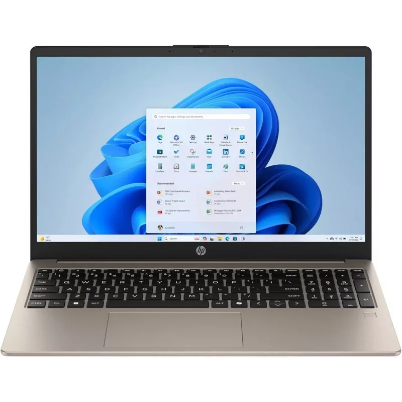 HP 15-FD0230WMDX Laptop, Intel Core i3-N305, 15,6 Zoll Full HD IPS Anti-Glare Touchscreen, 8GB DDR4 RAM, 256GB PCIe NVMe SSD, Windows 11 Home, Cozy Cashmere