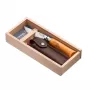 Opinel No. 08 Carbon Klappmesser mit Buchenholzgriff - 8,5 cm Klinge
