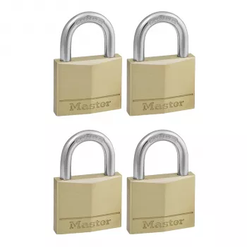 Master Lock Vorhängeschloss-Set 4-teilig 50mm gleichschließend 150EURQNOP