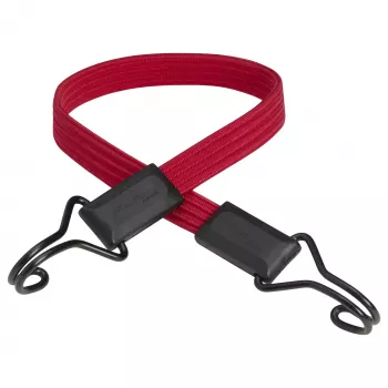 Master Lock Flat Bungee Cord Twin Wire 3224EURDAT - 60 cm, 2er-Pack, Schwarz/Gelb