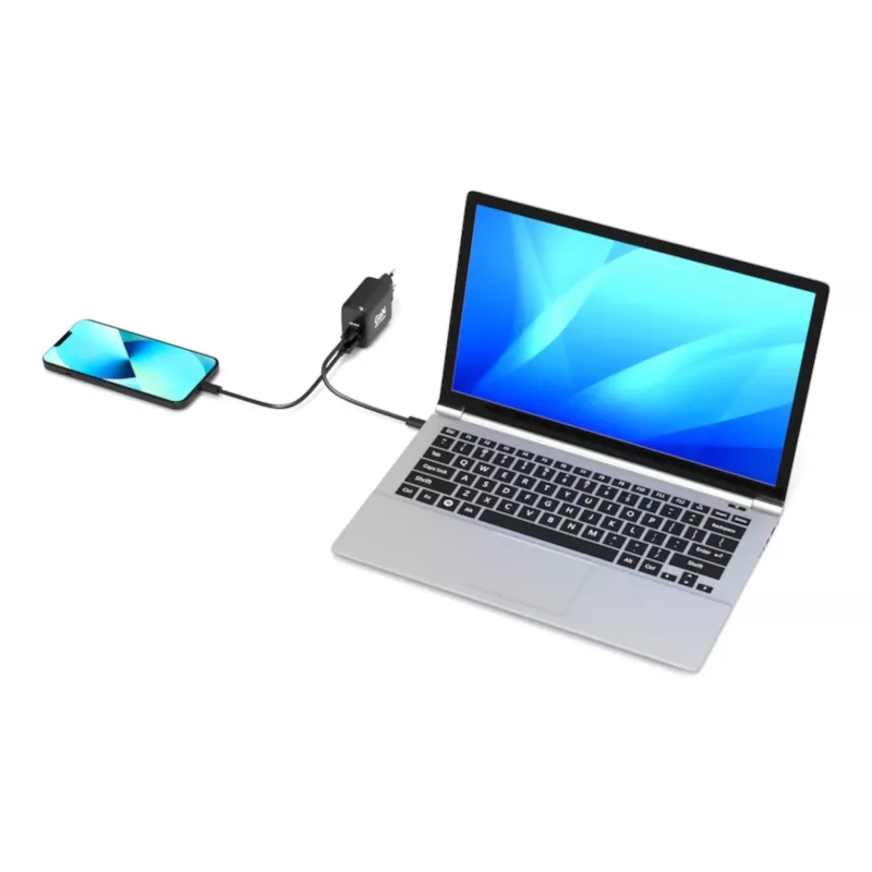 PORT Designs Wandladegerät USB-C PD 65W GaN EU-Stecker Schwarz