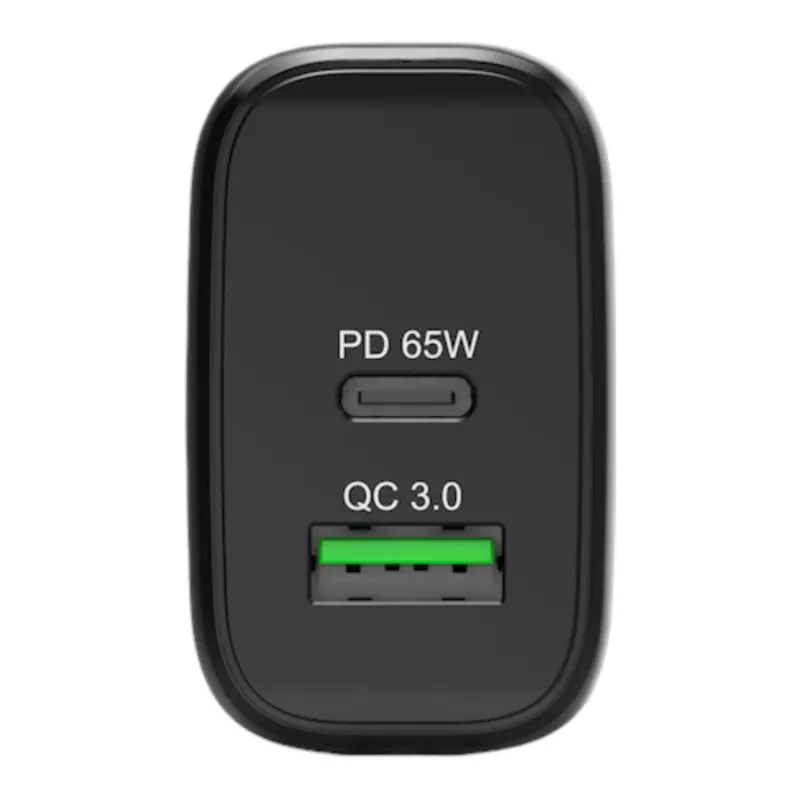 PORT Designs Wandladegerät USB-C PD 65W GaN EU-Stecker Schwarz