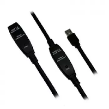 MCL Samar MC923AMF/A-15M USB 3.2 Gen 1 Kabel - 15 m - USB-A auf USB-A - Schwarz